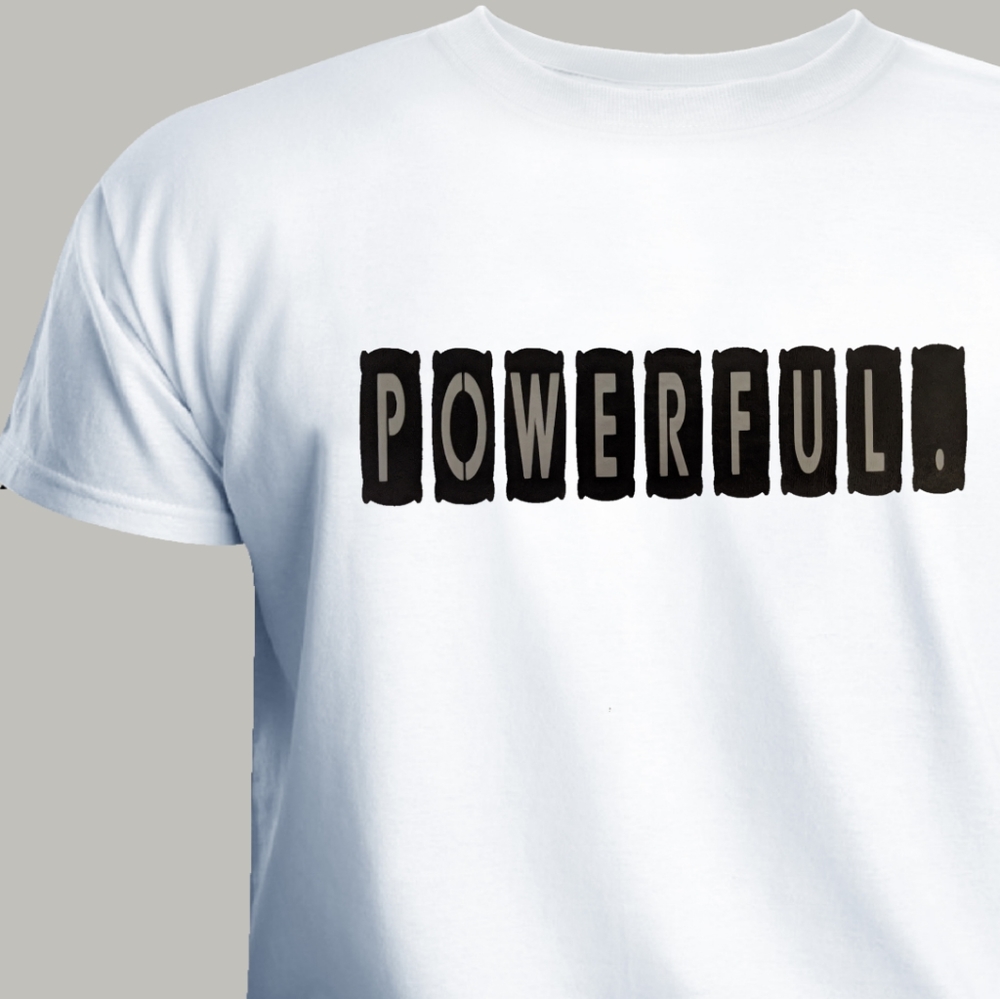 Urban Well Bred ™ Powerful. T-shirt
